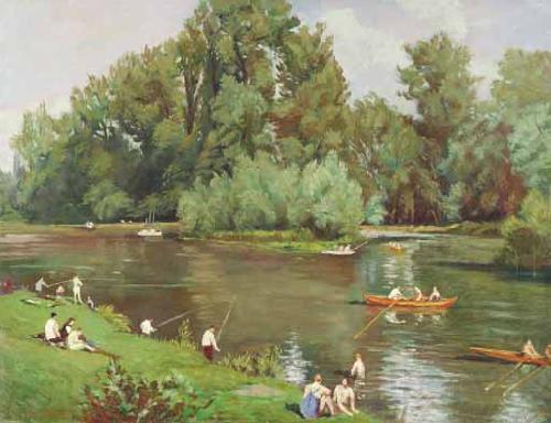 Emile Bernard Au bord de la Marne Germany oil painting art